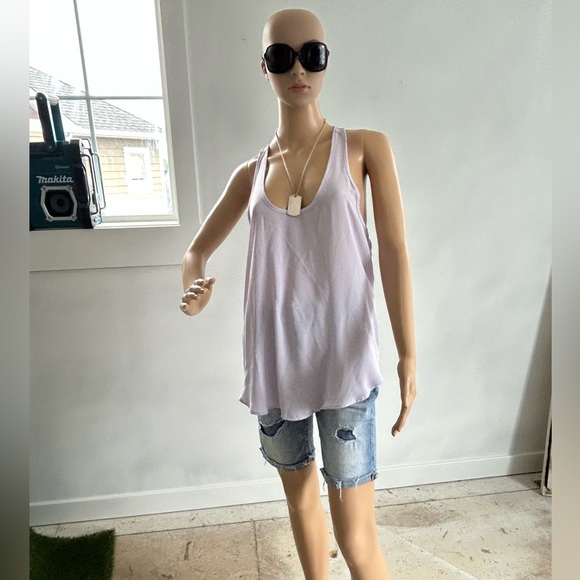 Lilac tank top, Med., - Picture 3 of 9